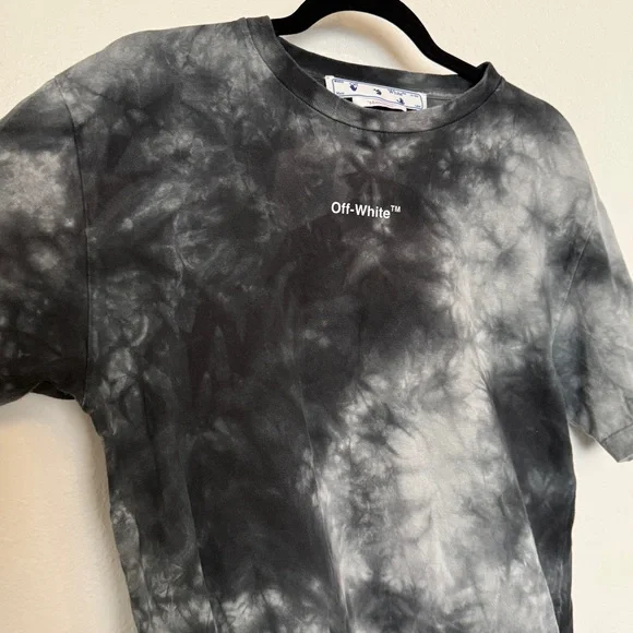 Off-White Men's Arrow Tie Dye Sim-Fit T-Shirt Medium - Picture 4 of 12